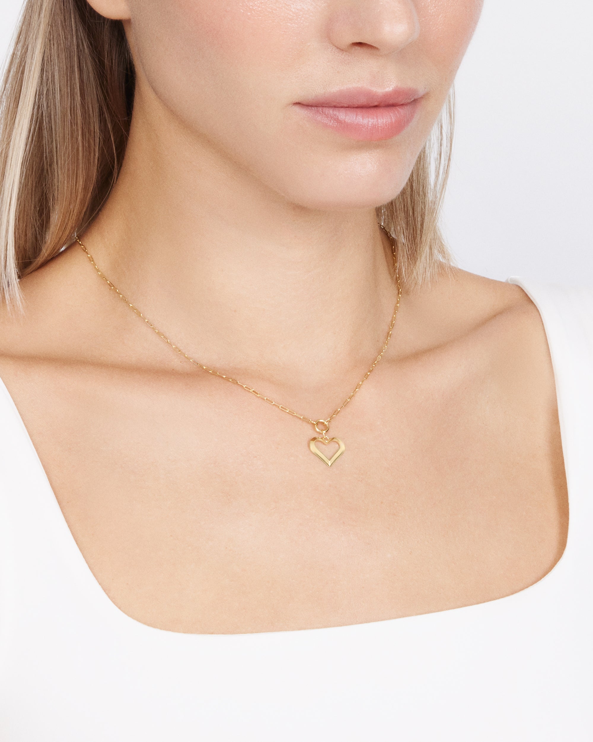 Classic Heart Pendant Necklace – Atelier Jewelry